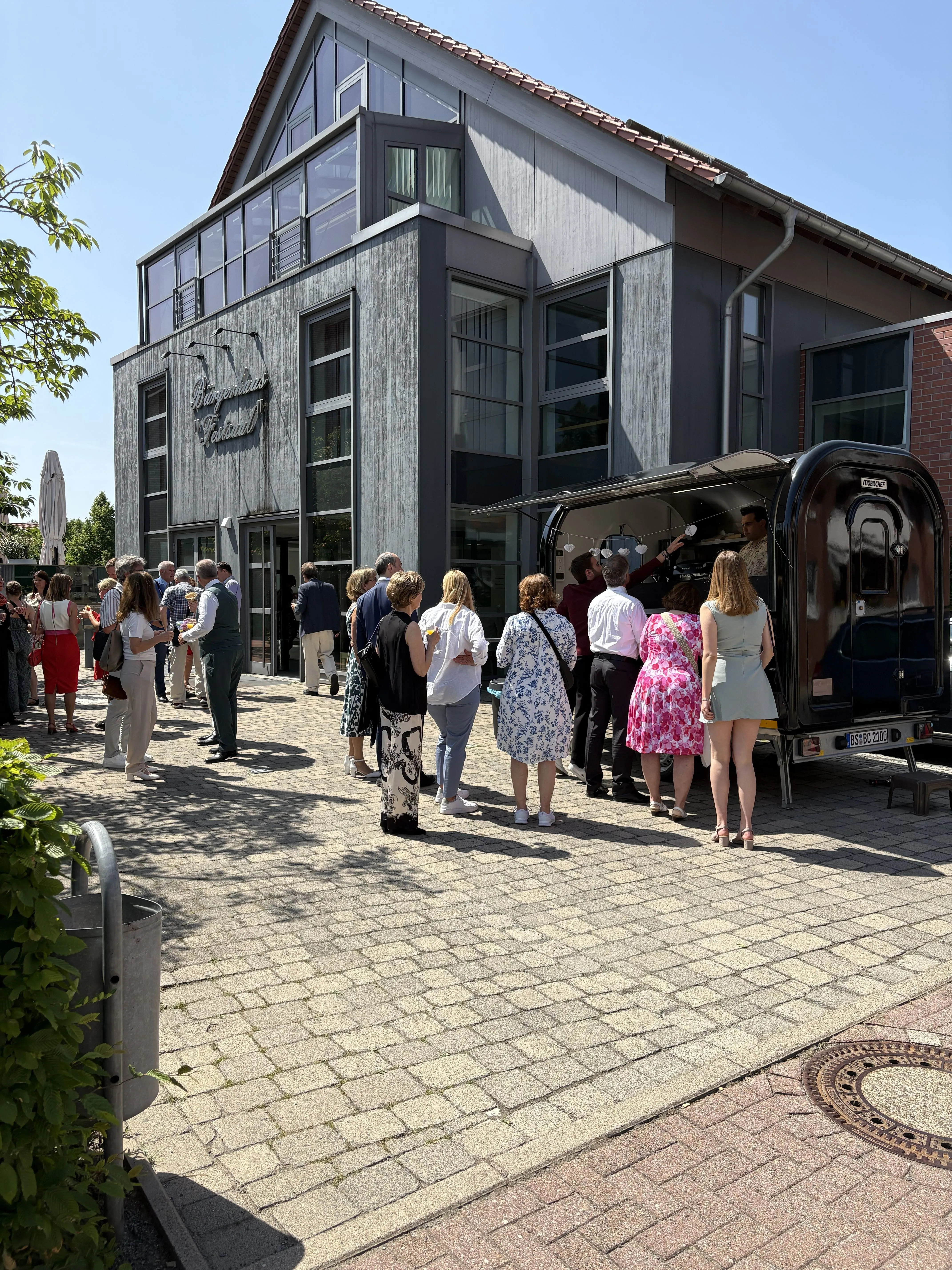 Crêpe Diem Foodtruck bei einer Hochzeitsfeier