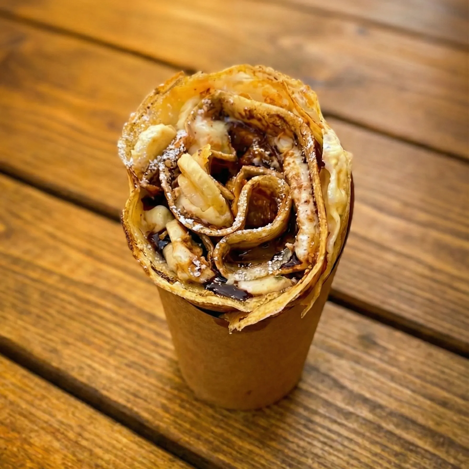 Schoko Banane Diem – Crêpe Roll